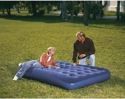 Produktbild von Bestway Luftmatratze Aufblasbar Beflockt 191×137×22 cm 67002