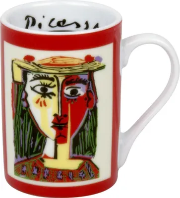 Immagine prodotto di Könitz Femme au Chapeau Minipresso Becher, Tasse, Espressotasse, Picasso, Porzellan, Frau mit Hut, 90 ml, 11 1 353 1991