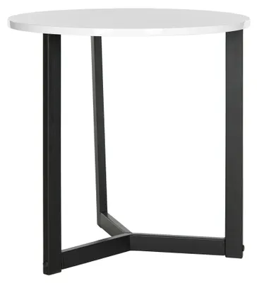 Obrázek produktu pro Moderní dřevěný konferenční stolek Safavieh, bílé a černé barvy, rozměry 58 x 58 x 57,91 cm