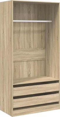 Image de vidaXL Armoire Chêne Sonoma 100x50x200 cm Bois composite
