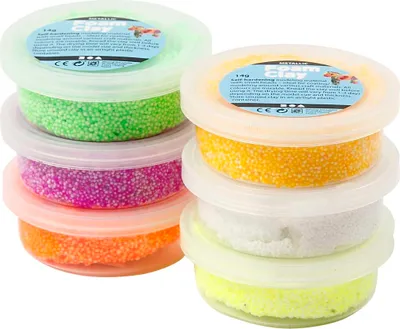 Produktbild von Foam Clay ®, Frühlingsfarben, 6x14 gr 1 Box