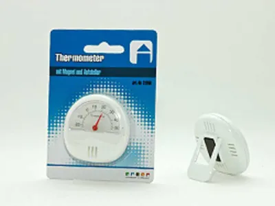 Produktbild von 2x Magnetthermometer Thermometer magnetisch rund Innen Außen Kühlschrank