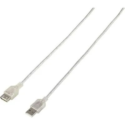 Zdjęcie produktu dla Renkforce RF-4538152, 3 m, USB A, USB A, USB 2.0, 0,48 Gbit/s, Przezroczysty