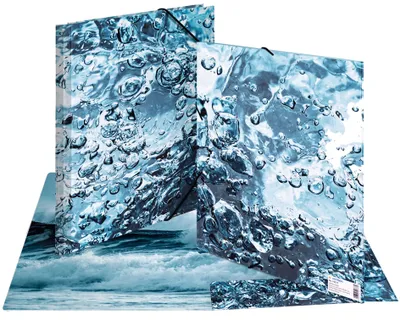 Produktbild von HERMA Eckspannermappe "Nature" DIN A4 Karton Water