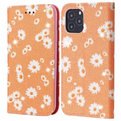 Produktbild von König Design Hülle kompatibel mit Apple iPhone 12 / 12 Pro Kunstleder Handyhülle - Handy Case Orange