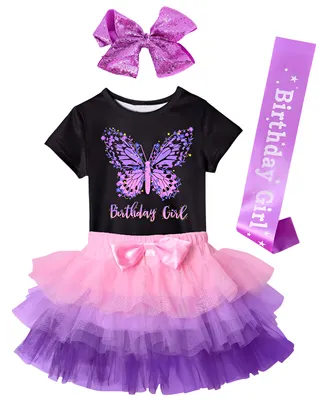 Productafbeelding van Verjaardagskleding set - T-shirt + rok, maat 110