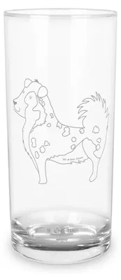 Produktbild von Mr. & Mrs. Panda Glas Hund Australien Shepherd 400 ml - Transparent - Geschenk, Cocktailglas, Spruch, Tumbler, Sprüche, Trinkglas, Longdrinkglas, Hundeliebe, Trinkbecher
