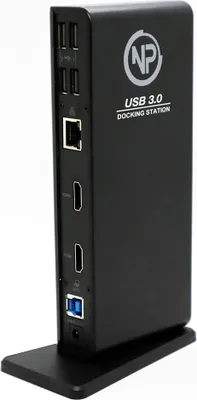 Produktbild von NPO USB 3.0 USB-C Dockingstation für Tablets und Laptops  USB 2.0, 2 x USB 3.0, Gigabit Ethernet,
