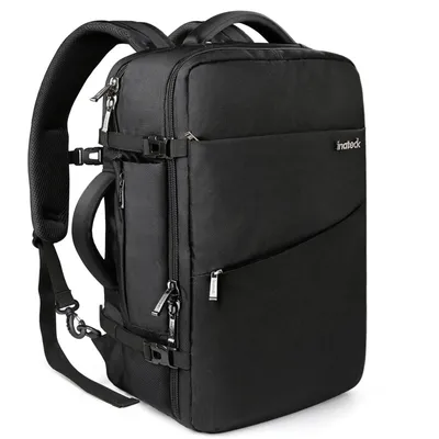 Produktbild von Inateck 40L Supergroßer Handgepäck Reiserucksack Laptop Rucksack für 15,6-17 Zoll Notebooks, Flug Genehmigt Rucksack Kabinenrucksack für Weekender, mit Laptopfach, Herren Damen, Wasserdicht