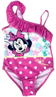 Produktbild von Badeanzug Disney Minnie Mouse mit Rüschen Pink 110-116 cm
