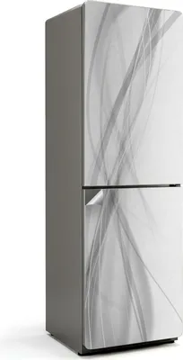 Obrázek produktu pro Abstraktní vlny - Nálepka na lednici - Samolepka na lednici - Samolepicí fólie na lednici - Kuchyňské dekorace - 60x190 cm