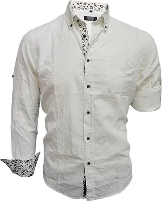 Produktbild von Brandneu Designer Leinen-Hemd CARISMA Weiß uni CRM8236 S