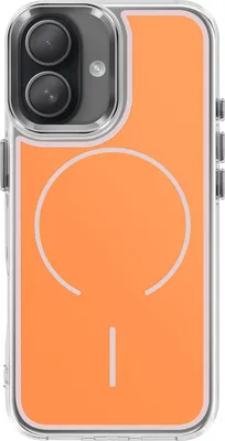 Immagine prodotto di Avizar, custodia ibrida MagSafe ultra resistente per iPhone 17, arancione
