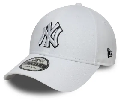 Zdjęcie produktu dla New Era MLB Cap 9FORTY Outline Logo New York Yankees biały