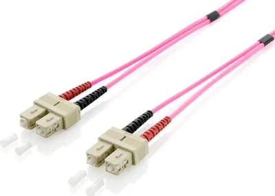 Produktbild von Equip SC/SC-LWL-Patchkabel, OM4, 15m