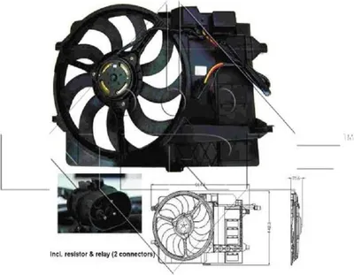 Immagine prodotto di NRF 47302 Ventola di raffreddamento del motore
