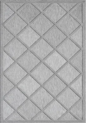 Zdjęcie produktu dla 160 x 230 cm Dywan Mara II grau – na zewnątrz i do domu