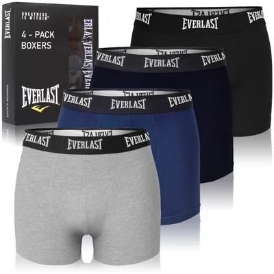 Immagine prodotto di Everlast Boxer Uomo 4 Confezioni Cotone Intimo Traspirante