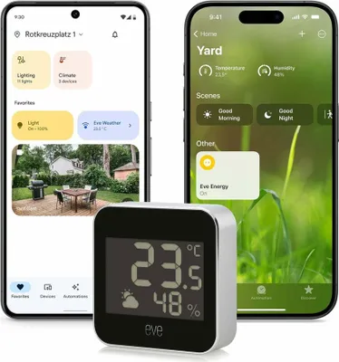 Obrázek produktu pro EVE Eve Weather Matter -älykäs monitoimitunnistin sisä- ja ulkokäyttöön