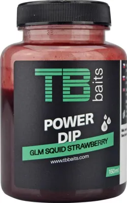 Obrázok produktu pre TB Baits Power Dip GLM Squid Strawberry 150 ml