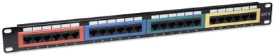 Immagine prodotto di Pannello patch Cat6 a 24 porte INTELLINET