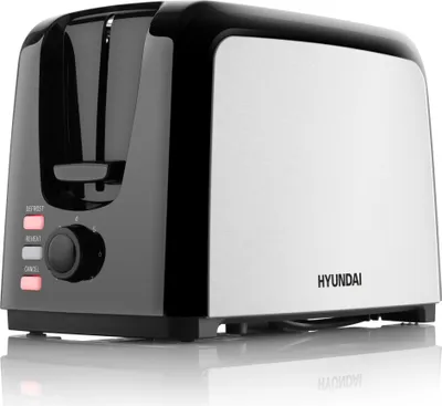 Produktbild von Hyundai Toaster HYUTO304 I 750W I 7 Heizstufen I Auftaufunktion I Krümelschublade I 2 Schlitze