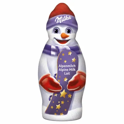 Zdjęcie produktu dla Milka bałwanek z rozpływającej się w ustach czekolady 50g
