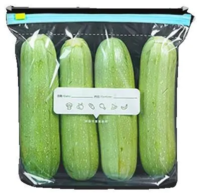 Obrázok produktu pre Opakovateľne použiteľné vrecká na potraviny so zipsom, rozmer L, 10 kusov