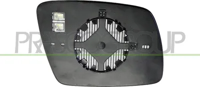 Produktbild von PRASCO Spiegelglas Außenspiegel Links für FIAT Freemont (345) Beheizbar Konvex FT8157514
