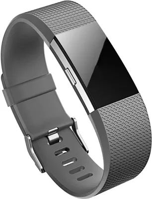 Produktbild von Sportovní náramek velikost L pro Fitbit Charge 2 náhradní náramek fitness silikonový náhradní náramek, šedý