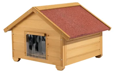 Katzenhaus wetterfest isoliert 68x56x45 cm Holz