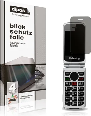 Produktbild von Blickschutzfolie für Tosaju 4G matt Schutzfolie Folie Display Schutz dipos