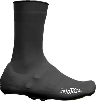 Image de Velotoze Tall Silicone 2.0 Surchaussures Noir UE 43-46 Hommes Noir UE 43-46