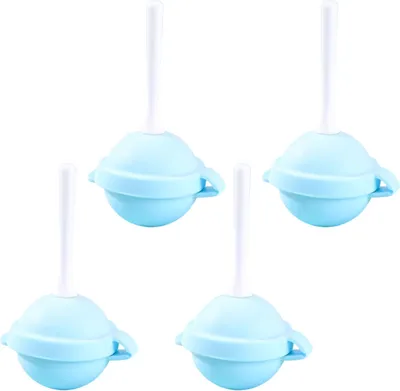 Produktbild von 1/4 Stück Silikon-Eisform für Eis am Stiel, lebensmittelecht, selbstgemachte Eismaschine, wiederverwendbare Lollipop-Eisform für Kinder