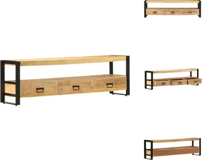 Produktbild von vidaXL TV-Schrank 150 x 30 x 45 cm Massivholz Mango -  TV-Möbel