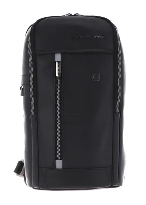 Produktbild von Piquadro Mono Sling Bag With Ipad®Mini Compartment 42021190 - Beauty Case, Pouch In Leather