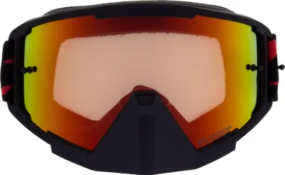 Image de Lunettes de motocross Red Bull Spect WHIP noires avec lentille rouge-jaune
