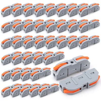 Produktbild von Verbindungsklemme 40 Stück, 1 in 1 aus, für elektrische Anwendungen, 0,2-4 mm², mit Hebel