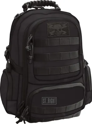Produktbild von Militärischer Schwarzer 4-Kammer-Rucksack