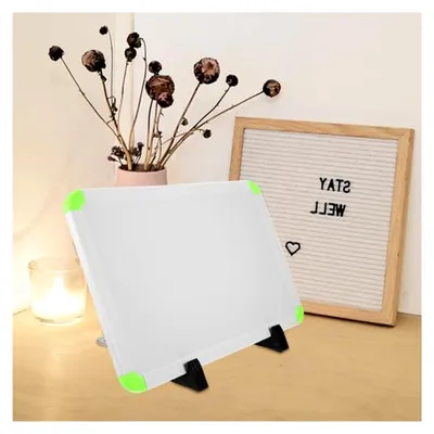 Produktbild von Magnetische kleine Whiteboard-Schreibtafel A4 tragbares, trocken abwischbares Whiteboard mit Ständer