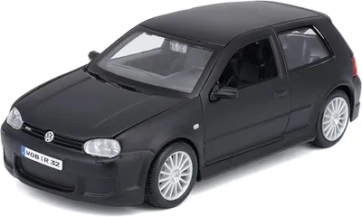 Produktbild von Maisto 31290 - Modellauto - Volkswagen Golf R32 (matt schwarz, Maßstab 1:24)
