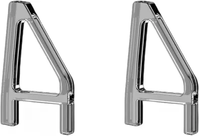Horizontale Standfuß für PS5 Slim, Dreieck-Design, 2 Stück, transparent