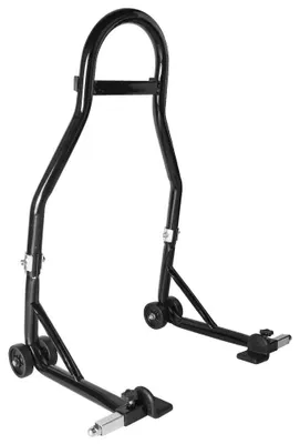 Produktbild von Motorradständer - Universaler Hinterrad Montageständer - Hebebühne 450 kg - Verstellbare Radaufnahme - Reifenwechsel & Wartung - Schwarz