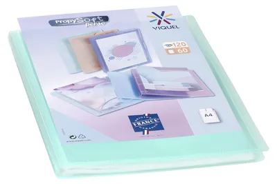 Zdjęcie produktu dla Viquel - Segregator na dokumenty Propysoft, format A4, na 120 zdjęć (60 kieszeni)
