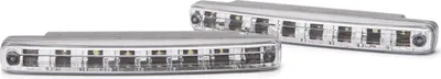 Produktbild von LED-Tagfahrlicht - 8W 900 Lumen 6000K - 2er-Set - Mit Montagehalterung und Schrauben - Universelle Auto-Tagfahrlichter [50991]
