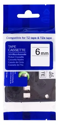 Produktbild von Kompatibilní páska TZE-111 (Černý tisk/průsvitný podklad)