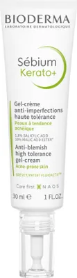 Produktbild von Bioderma Sébium Kerato+ Gel-Creme gegen Akne Hautunreinheiten 30 ml