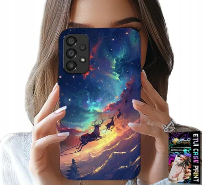 Produktbild von Hülle Für Samsung Galaxy A23 5G - Rentier Süsses Rentier Weihnachtsdesign