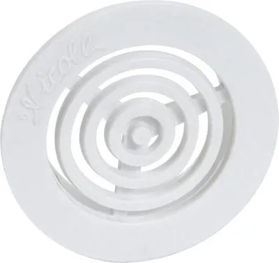 Image de Grille Contre Cloison B33 D.45 Ventilation Murale Discrète - Nicoll