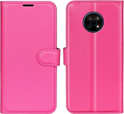 Zdjęcie produktu dla Pokrowiec König Design kompatybilny ze skórzanym pokrowcem na telefon komórkowy Nokia G50 - etui na telefon komórkowy Rose Red